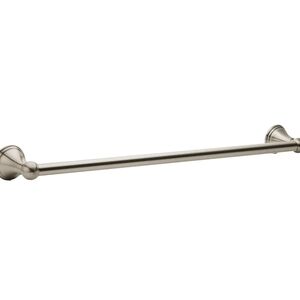 NIB Moen Preston Brushed Nickel 24-Inch Single Wall Mounted Bathroom Towel Bar